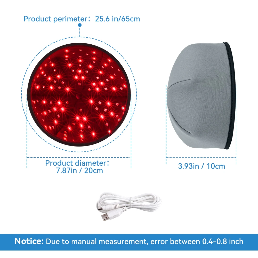 

Red Light Therapy Equipment Scalp Massager LED