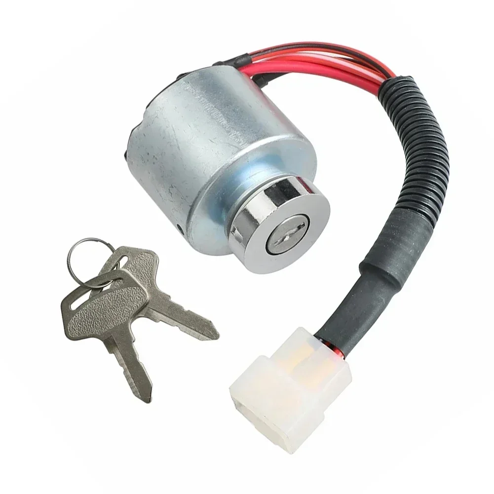 

Metal Keyed Ignition Switch Compatible with For Kubota BX22 BX23 BX1800 BX1830 BX2200 Series Replacement 6610155200