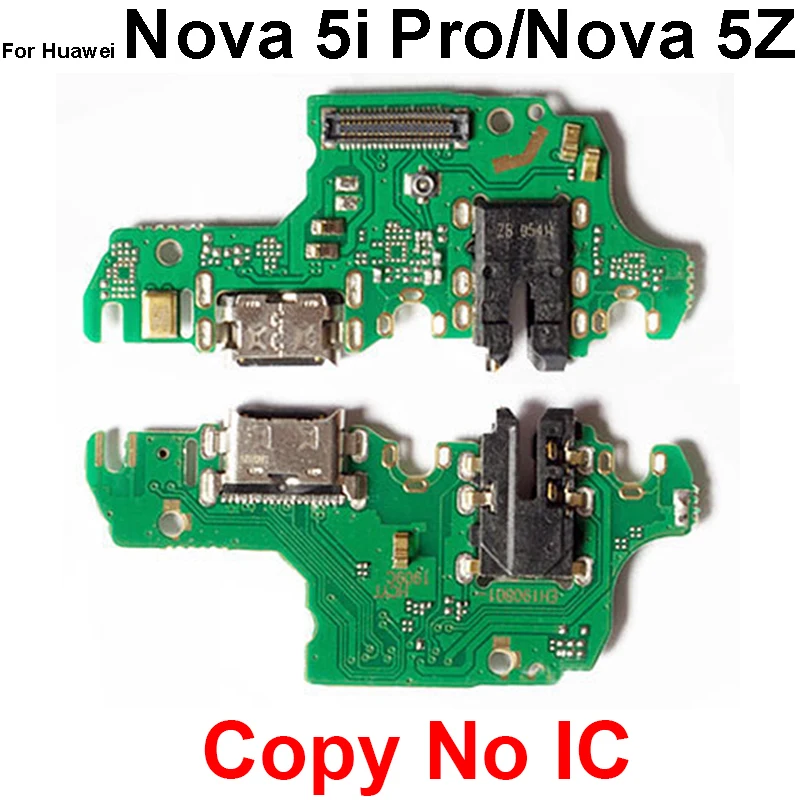 For Huawei Nova Lite 2 Plus 2 3 4 2S 2i 3i 3e 4e 5Z 5T 5 5i Pro USB Charger Port Board Charging Board with Mic Connector Parts