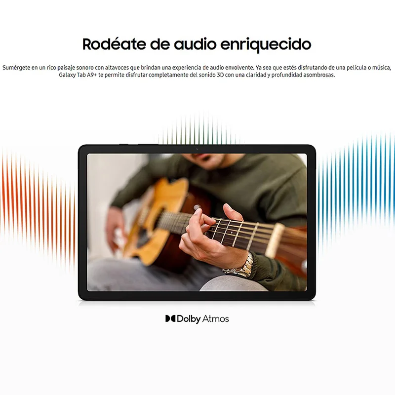 تابلت سامسونج جالاكسي تاب A9+ 5G مقاس 11 بوصة عالي الدقة وكاميرا بدقة 8 ميجابكسل وبطارية 7040 مللي أمبير في الساعة وحدة المعالجة المركزية Qcta-Core حتى 2.2 جيجا هرتز مع دعم مهمة متعددة