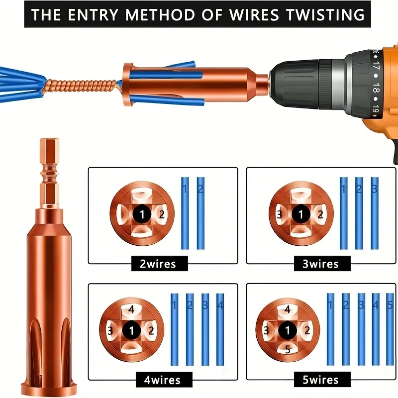 1/3psc No-strip Electrician Parallel Wire Connector Wire Connector Terminals Hexagonal Handle Quick Connector Quick Couplings