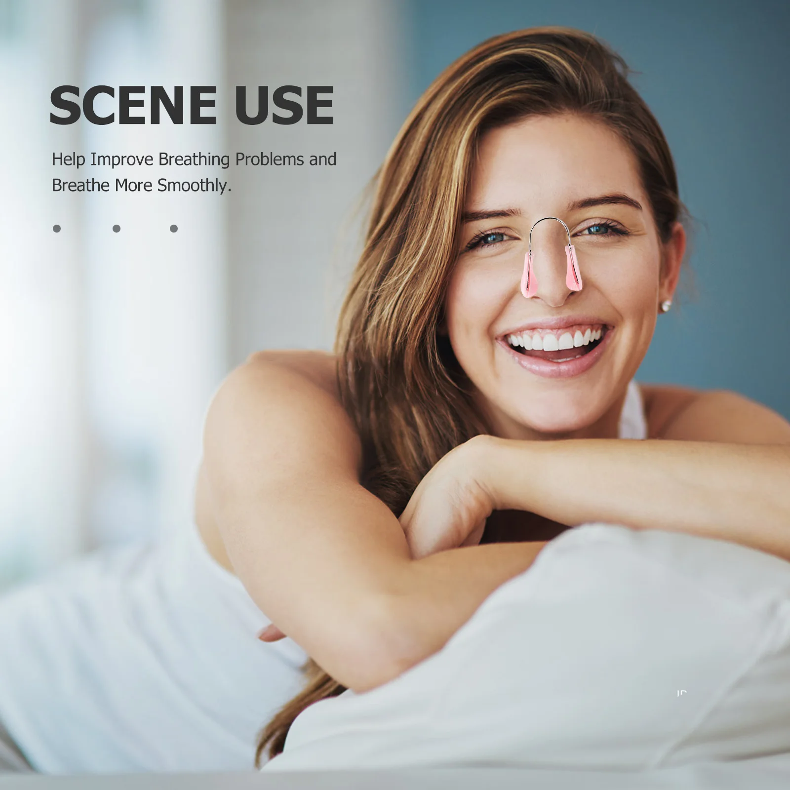 Lève-nez Invisible en Silicone souple, 5 pièces, pour l'amélioration de la respiration, utilisation jour et nuit, rehausseur de hauteur de pont plus mince