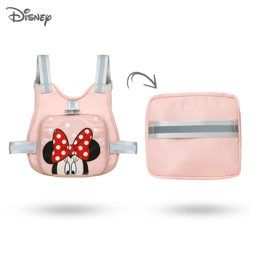 Disney 2 in 1 Baby Walker Anti-Lost Wrist link Toddler Leashes Safety Harness Baby Strap Rope Vest Children Walking Hand Belt