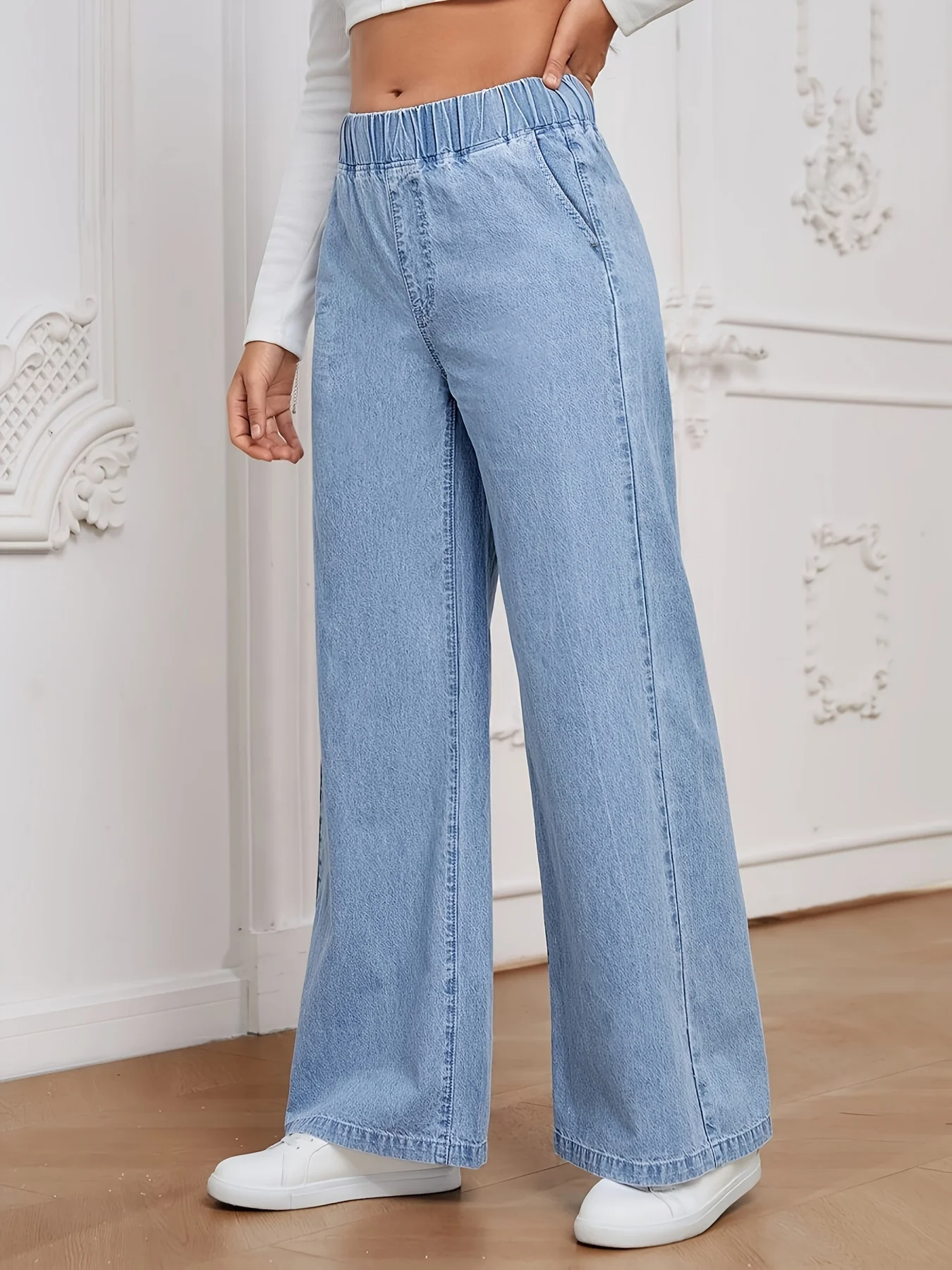 Jeans blu azzurri casual, eleganti e comodi da donna