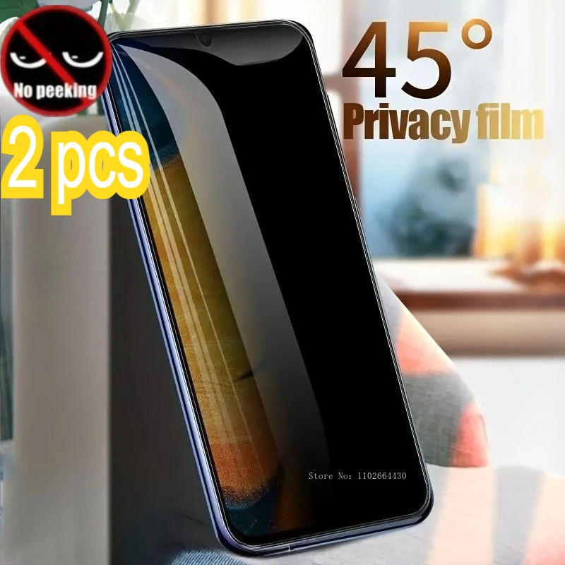 

2 шт. частные защитные пленки для экрана Samsung Galaxy S24 Ultra Anti-Spy закаленное стекло для Samsung S24 FE гладкое стекло против царапин