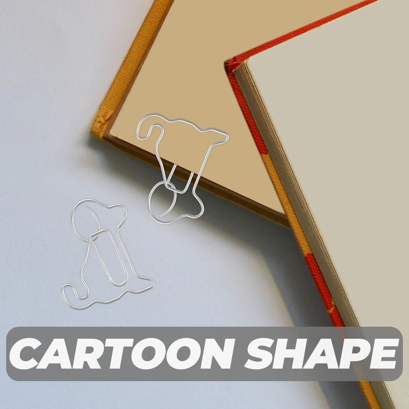 

50pcs Metal Paper Clips Creative Shaped Small Document Clips For Office Home Study Decorative Stationery Unique File Clamps