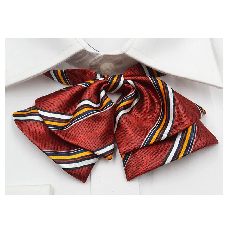 Women bowtie uniform dress accessories adjustable butterfly bow tie girl femal school bank hotel steward small tie cravatte