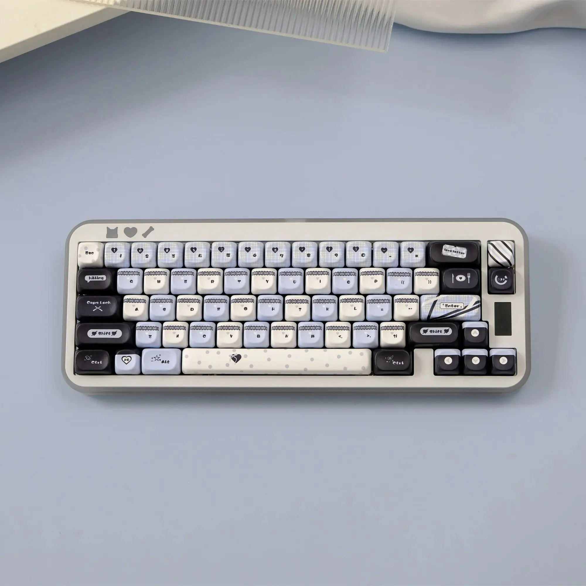 

Синий, черный кружевной набор 126 клавиш, набор колпачков для клавиш из ПБТ, профиль MOA, колпачок для клавиш DYE-SUB, набор для механической клавиатуры CHERRY MX Switch