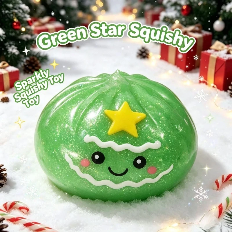 Christmas Dumpling Squishy Snowman Elk Santa Claus Squeeze Toys with Box Stress Relief Gifts for Holiday Christmas Gifts 2027