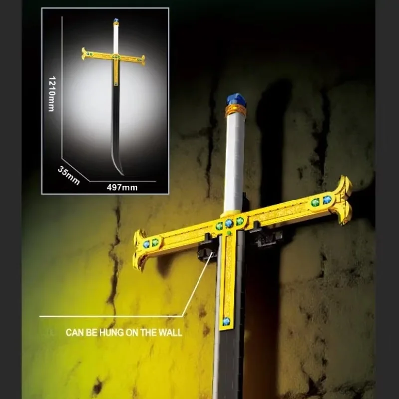 

Game Series 1541 Knife Model Building Blocks Kit Creative Wall-Mountable Boys Assembled Collectible MOC Bricks Toys Adult Gifts