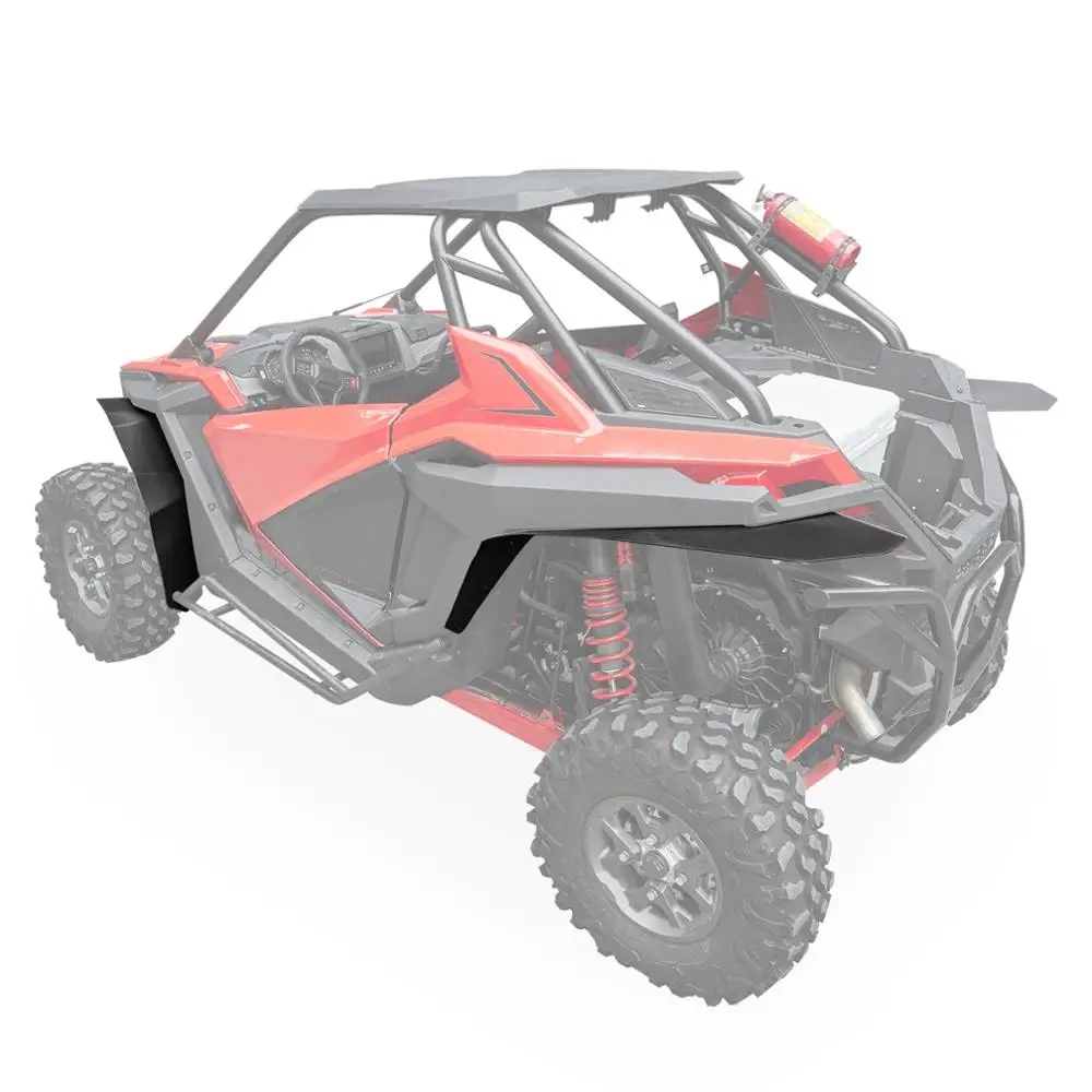 مشاعل الحاجز الأمامي والخلفي UTV RZR PRO XP متوافقة مع مجموعة اللوحات الطينية Polaris RZR PRO XP / RZR PRO R/ RZR Turbo R 2020-2024