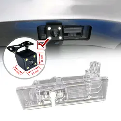1pc Car Reverse Camera Housing Bracket Mount Car Rear View Probe Reverse Shell Shelf Car Exterior Accessories for Volkswagen