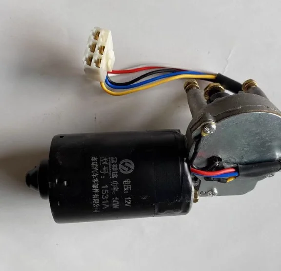 Aksesoris Mobil Motor Wiper Kecepatan Ganda 50W Rakitan Mesin Wiper Air dan Listrik 50W 24V