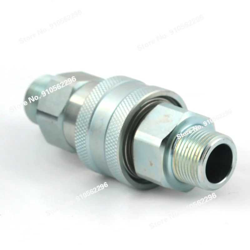 BSPT Interchangeable External Thread ISO 7241-1A 1/4 3/8 1/2 1 Inch Hydraulic Quick Coupling