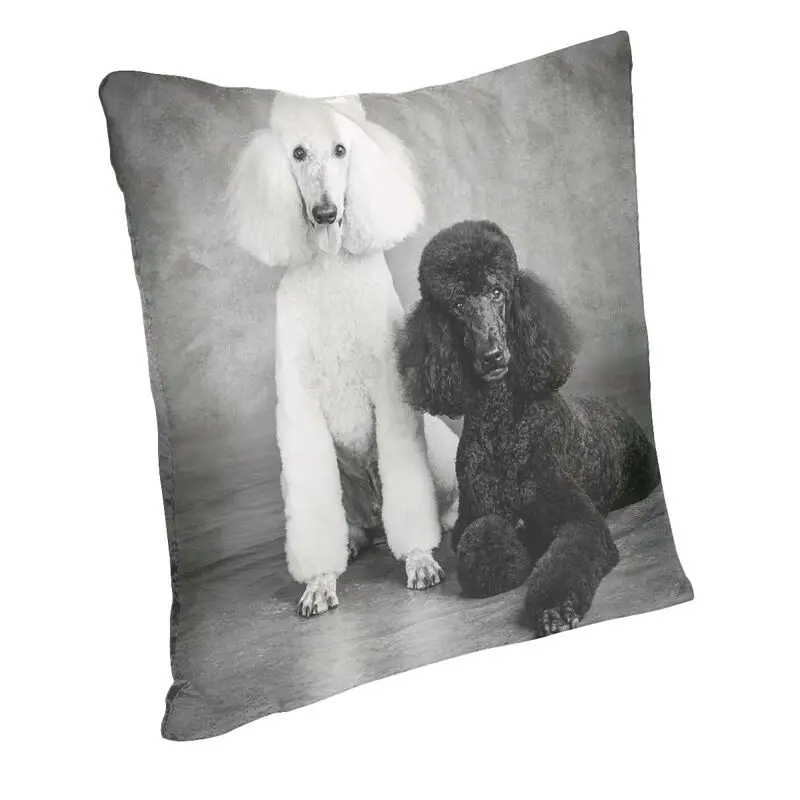 Poodle Dog Throw Pillow Case Home Decor Cute Pudel Caniche Cushions Cover For Sofa Car Seat Square Polyester Pillowcase