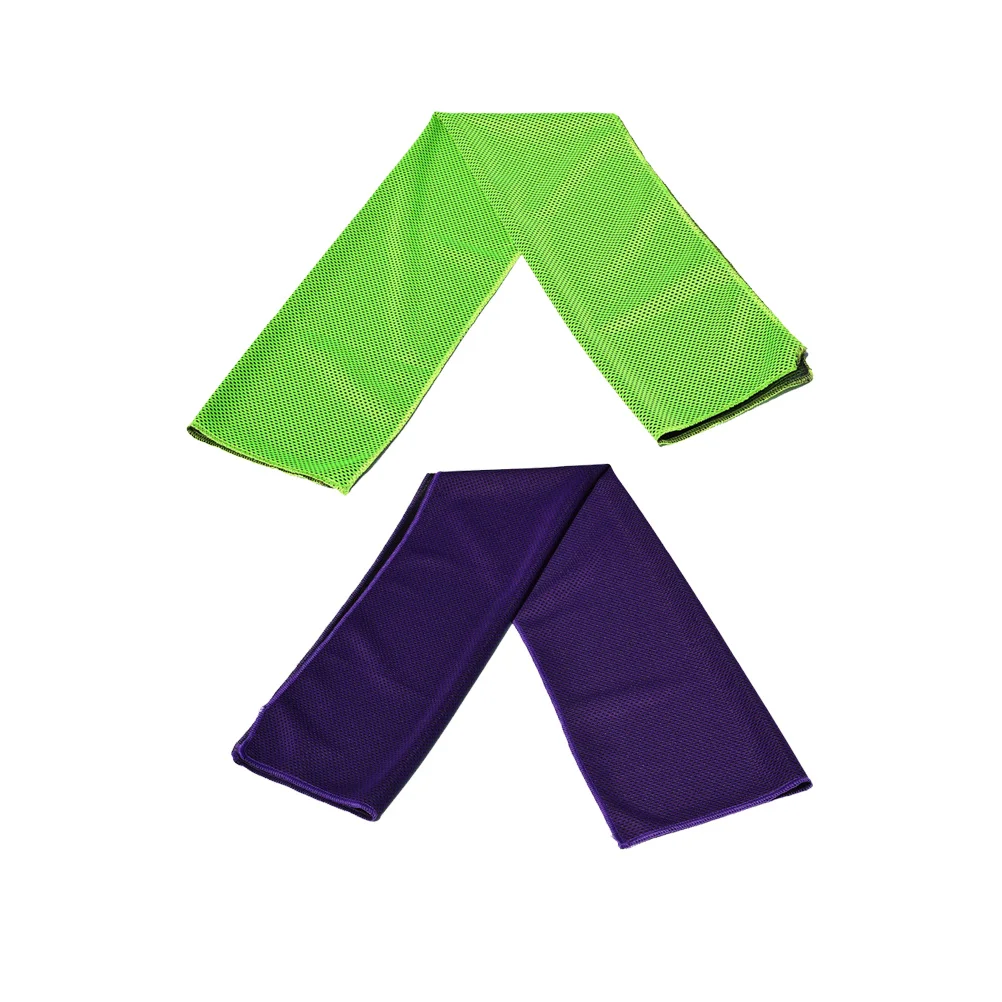 

2Pcs Microfiber Cooling Towel Quick Dry Sports Towel Super Thin Lightweight for Fitness Running Camping Hiking Travel Use