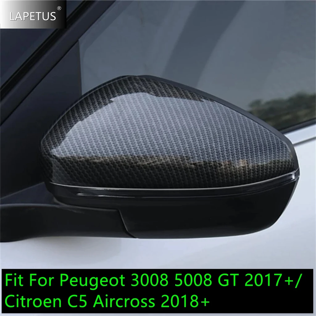 

Car Accessories Rearview Mirror Cap Protection Cover Trim For Peugeot 3008 5008 GT 2017 - 2023 / Citroen C5 Aircross 2018 - 2023