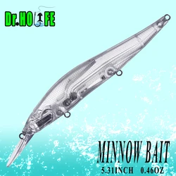 Dr.Holife 10PCS/LOT Unpainted Minnow Blanks Lure 13.5CM 13G Floating Medium Minnow Artificial Bait For DIY Fishing Lures