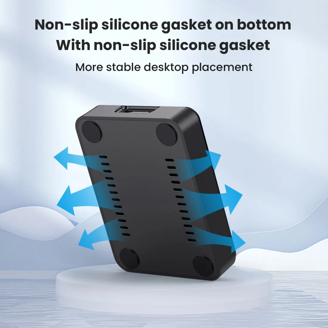 Cablec USB 3.0 USB-C Type-C TO SATA NVMe NGFF M-Key M.2 SSD VERTICAL Docking เคส PCBA เคสภายนอก RTL9210B ชิปเซ็ต