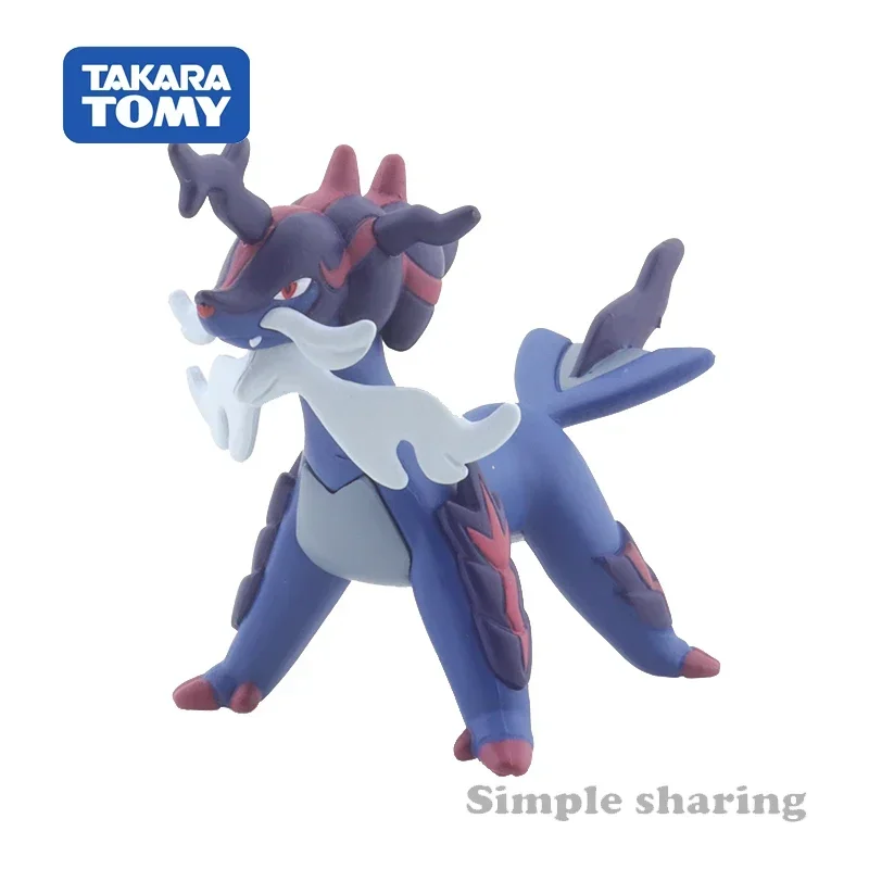 Takara Tomy Tomica Pokemon Pocket Monster Collection MS-13 Samurott (Jade Form) 3-5cm Mini Resin Anime Figure Toys