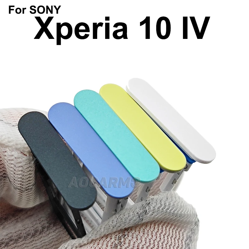 Aorcarmo For Sony Xperia 10 IV XQ-CC72 CC54 CC44 Single Dual Memory MicroSD Card Holder Reader SIM Tray Slot Drawer