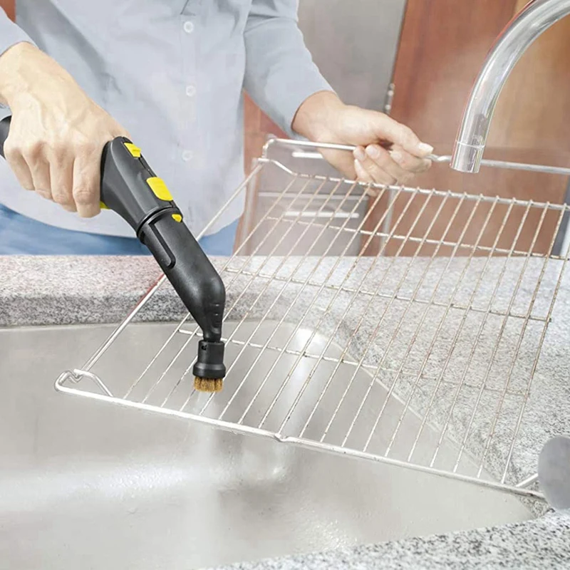 Boquillas de cepillo de alambre de latón para limpiadores de vapor Karcher, accesorios de repuesto, SC1, SC2, CTK10, SC3, SC4, SC5, SC7, 4 unidades