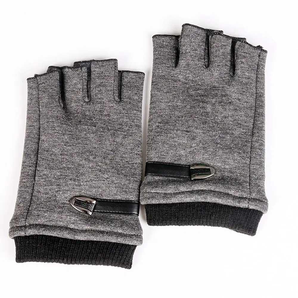 

Unisex Gloves Solid Color Suede Leather Non-slip Road Bike Gloves Outdoor Sports Gloves Autumn Winter Gloves Men Cycling Gloves