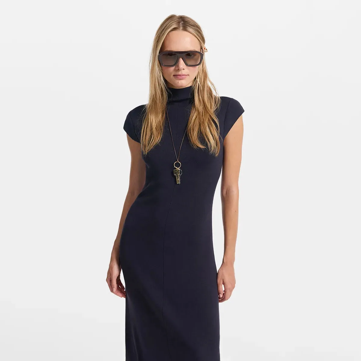 فستان KWTX أنيق منسوج أنيق موضة ربيع وصيف 2026 للحفلات والمكتب ملابس الشارع تصميم بسيط ومتطور #2