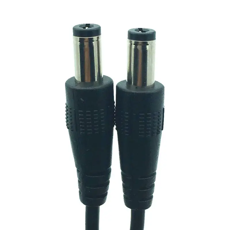 Elbow DC5.5 * 2.1mm Male to Male DC Power Line, Bold DC Dual Male Monitoring Power Line 0.3M 0.5M 1.5M 2M