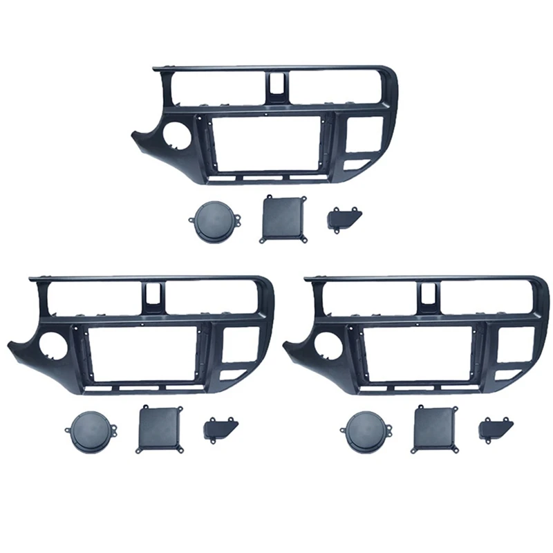 

3X Audio Radio Dash Frame For KIA RIO 2012 9 Inch Big Screen Stereo Dash Mount Panel Frame