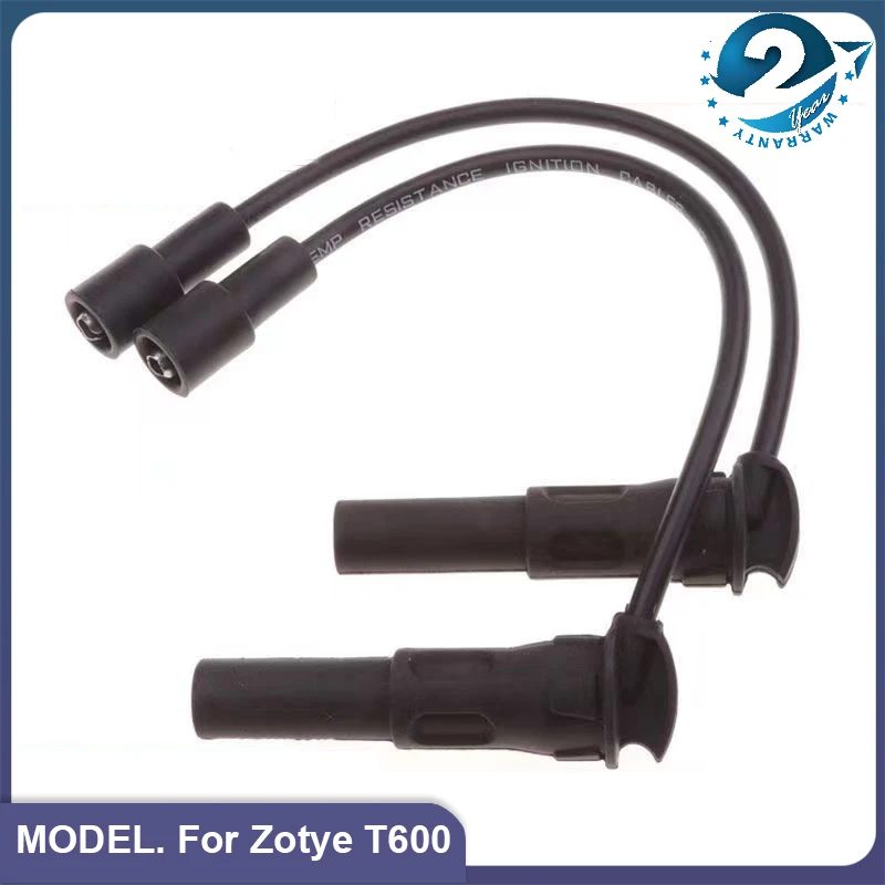 2pcs/lot Ignition Coil Cylinder Line For Zotye T600 1.5T Engine High-voltage Line Sub-fire Wire Ignition Wire