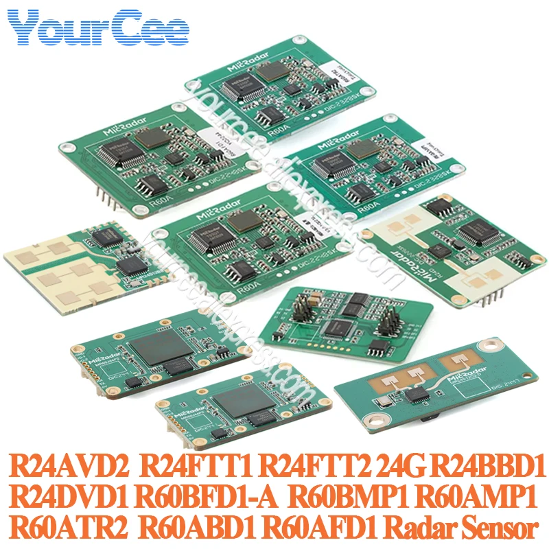 Fala milimetrowa Radar Śledź Indukcja obecności człowieka R60ATR2 R60AMP1 R60ABD1 R60AFD1 R24ETT1 R24BBD1 R24DVD1 R24AVD2 R24FTT2