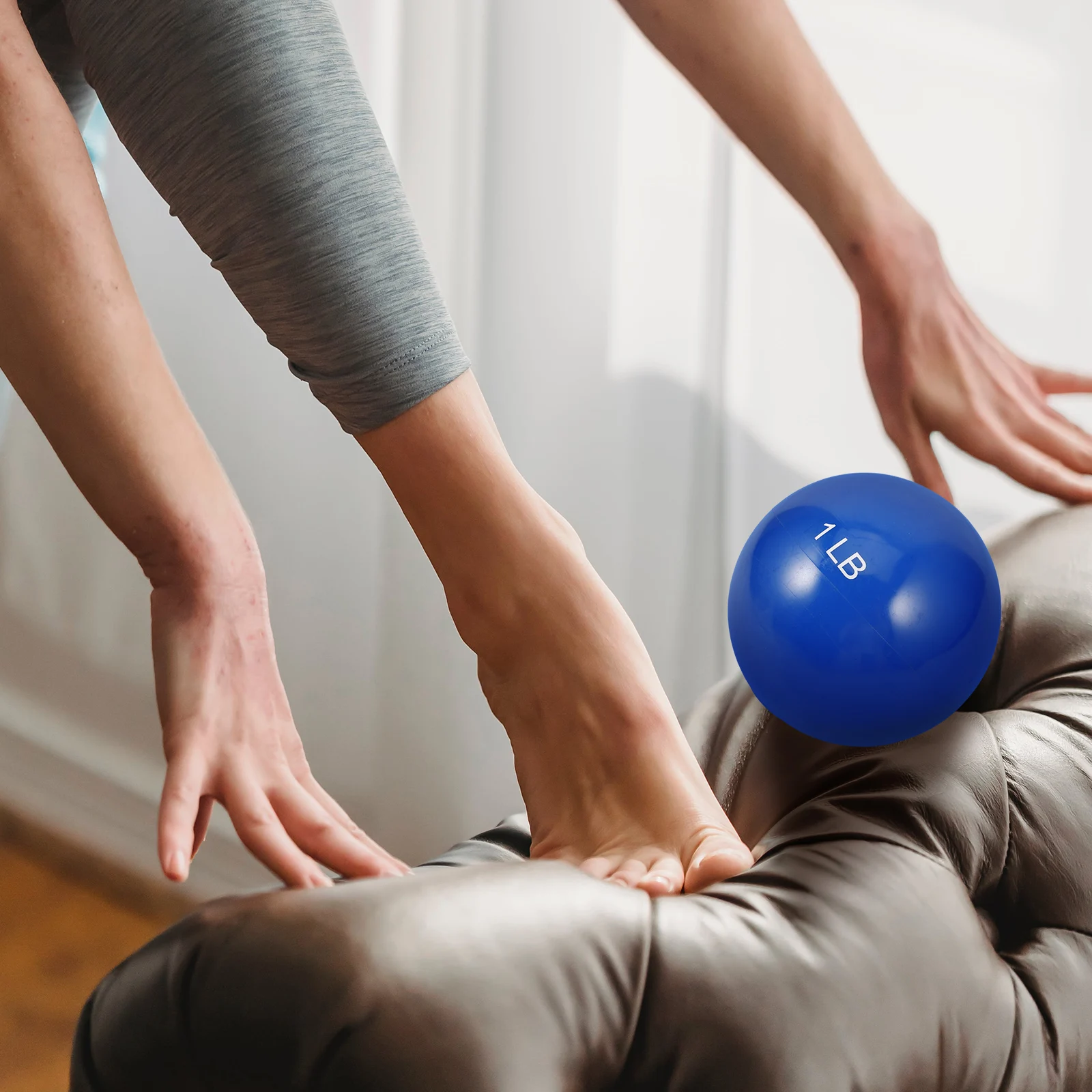 

Fitness Sandball Weighted Ball Soft PVC Yoga Gravity Training Handball Practice Portable Durable Filling Pitching