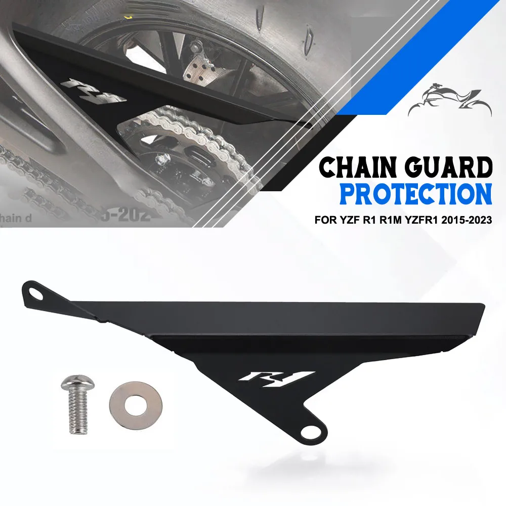 

2024 YZFR1M For Yamaha YZF R1 R1M YZFR1 2015-2022-2023 Motorcycle Chain Guard Protector Decoration Chain Sprocket Frame Cover