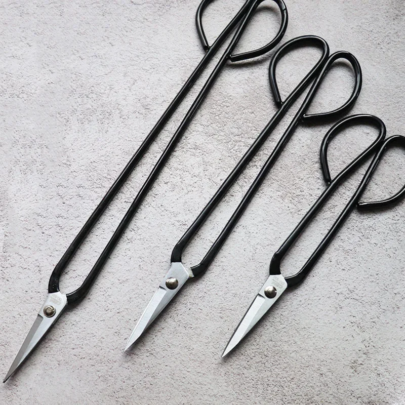Long Handle Bonsai Branch Cutter Sharp Nose Pruning Scissors Bonsai Modeling Twig Removal Garden Maintenance Hand Tool