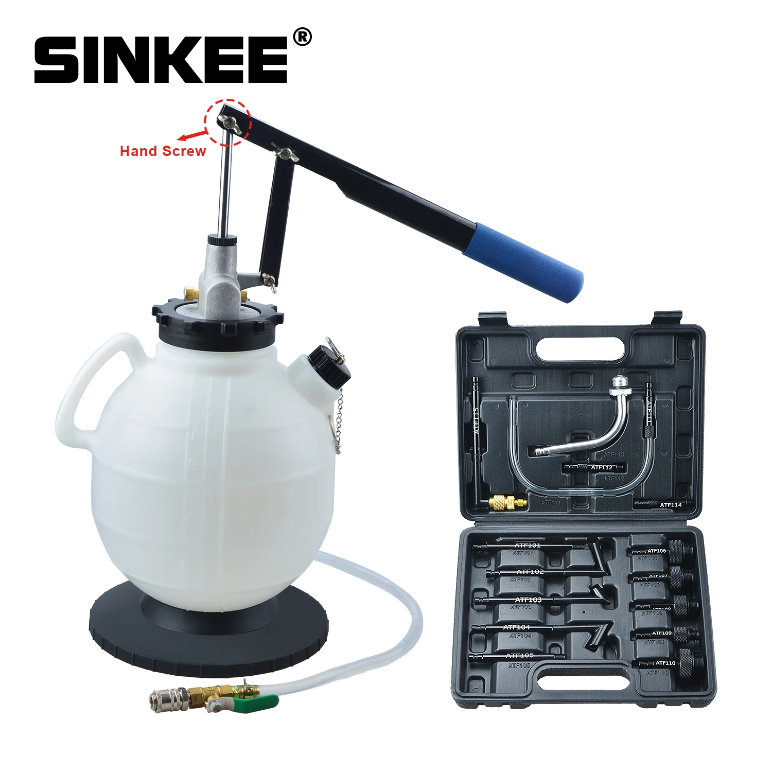 7.5L Transmission Fluid Gearbox Tool Filler Hand Pump Oil Filling System Change Tool