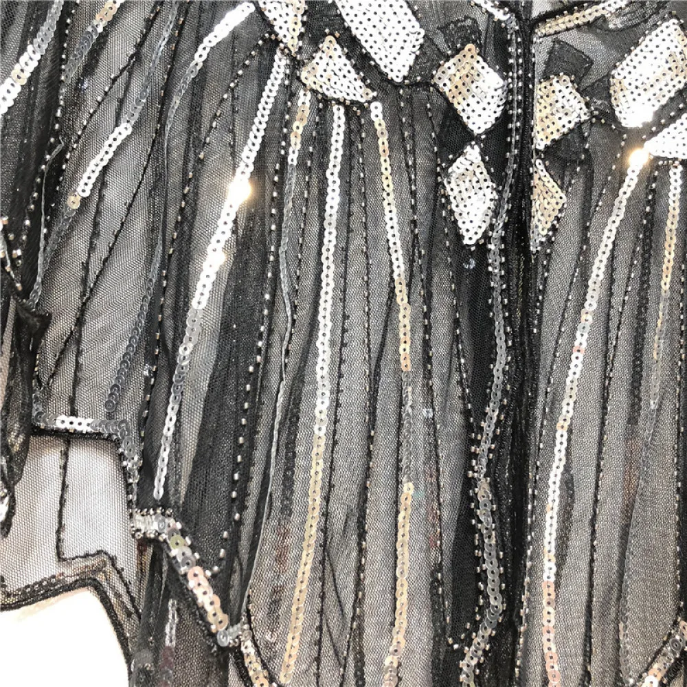 Women Fashion Beaded Sequin Bolero Shrug Open Cardigan Formal Wedding Guest Evening Party Dress Elegant Jacket