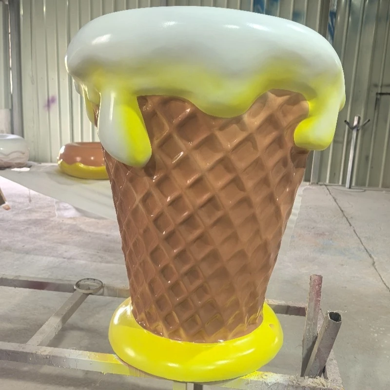Fiber Products, Life Size Donuts Fiberglass, Statue Resin Sculpture Home, Decorative Bakery, Decorative