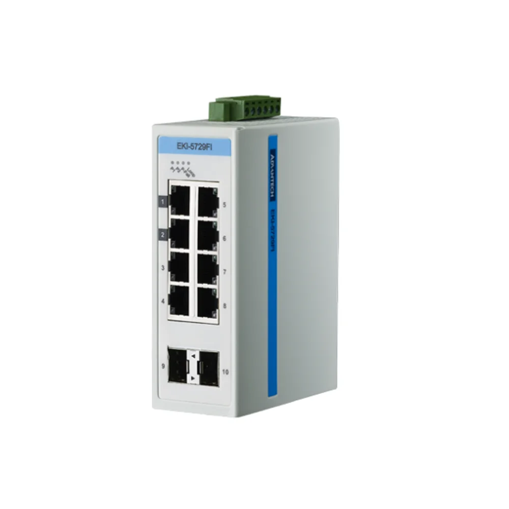 

Advantech EKI 5729FI 8-Port+2 SFP Gigabit Industrial Unmanaged Ethernet ProView Switch