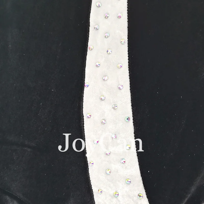 Joycan Eiskunstlauf Kleid Mädchen schwarz Samt Spandex dehnbare Wettbewerb Tanz kleidung angepasst