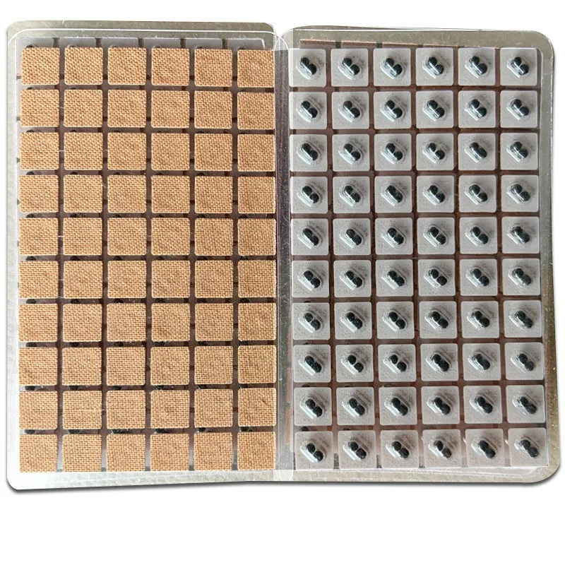 600 قطعة/الحقيبة الأذن الوخز بالإبر العلاج بالتدليك إبرة التصحيح البذور ملصق الأذن الأذن العلاج Vaccaria