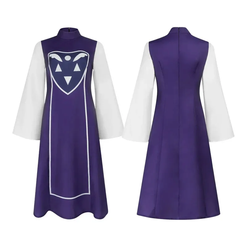 

Игра Undertale TToriel Torieli, униформа, женский полный комплект, карнавальная одежда на Хэллоуин, костюм для косплея, платье mb.3