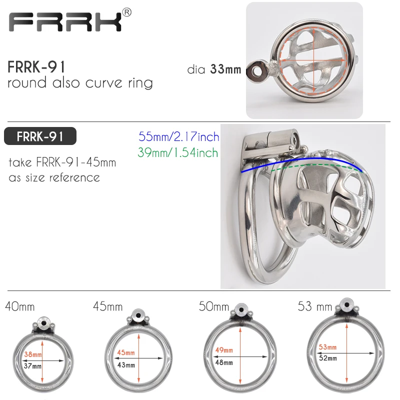 FRRK Male Chastity Cage Sex Toys Discreet Package Femboy Cock Lock Device Penis Rings with Bondage Belt Men\'s Erotic Products