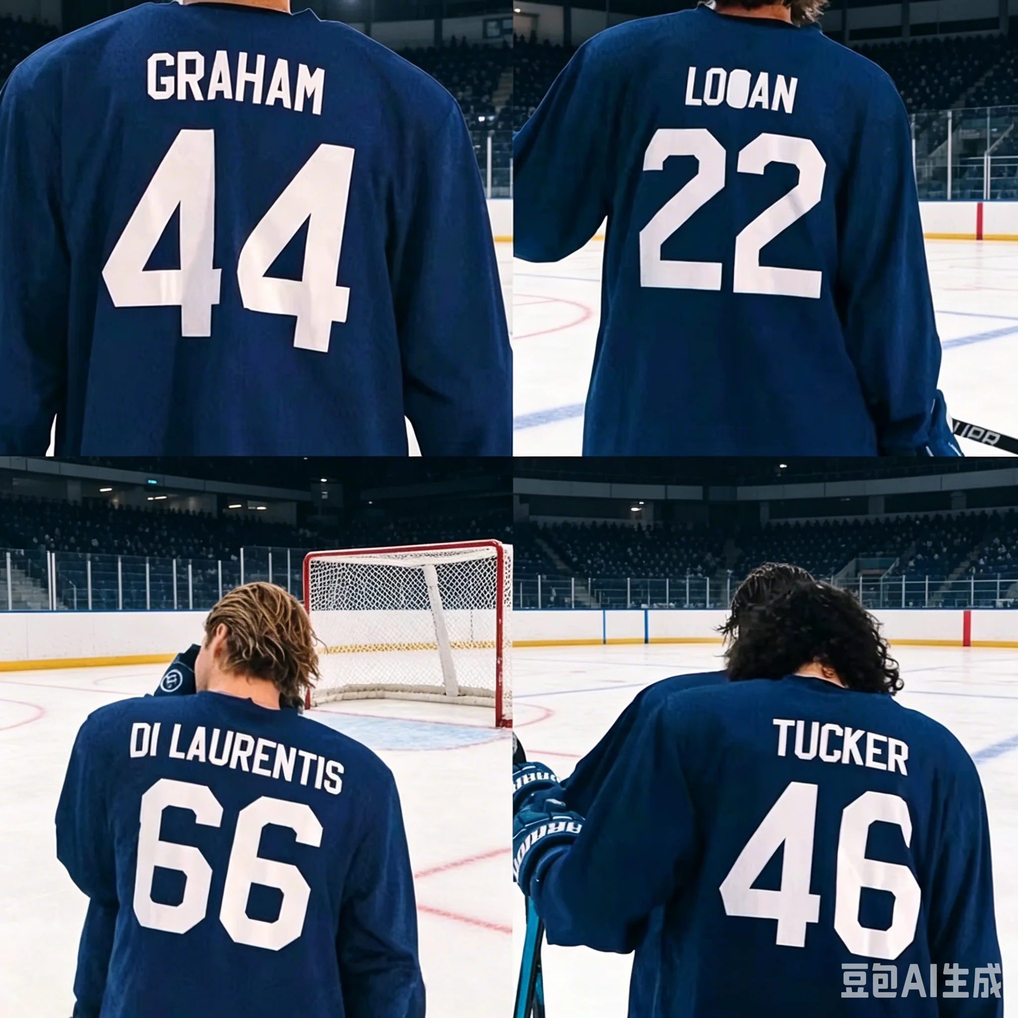 Off Campus Series Hockey Jersey Briar University Hawks All Characters #22 #44 #46 #66 Casual Sportswear