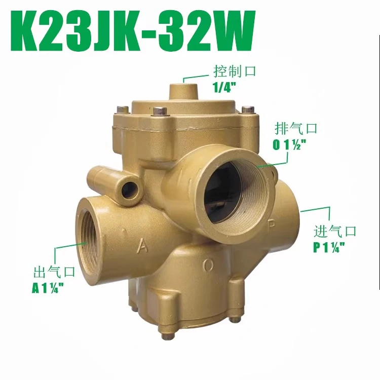 

Пневматический клапан K23JK-32W с одной и двумя минутами 11/4 дюйма, качественный и прочный