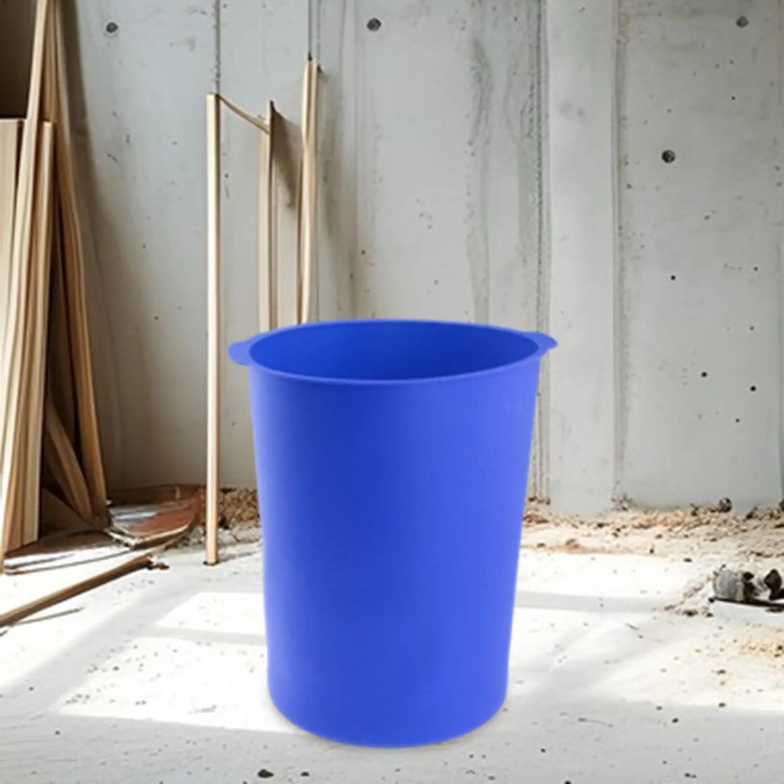 Reusable Bucket Liner Cement Mixing Tub Anti-fall Bucket Comfortable Handle Round Bucket for Concrete Mix Grout Mortar Paint