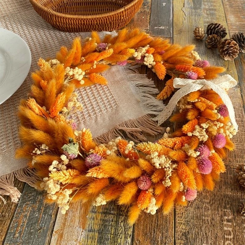 

Eye catching Fall Wreath Halloween Statement Pieces Holiday Accent 15UB