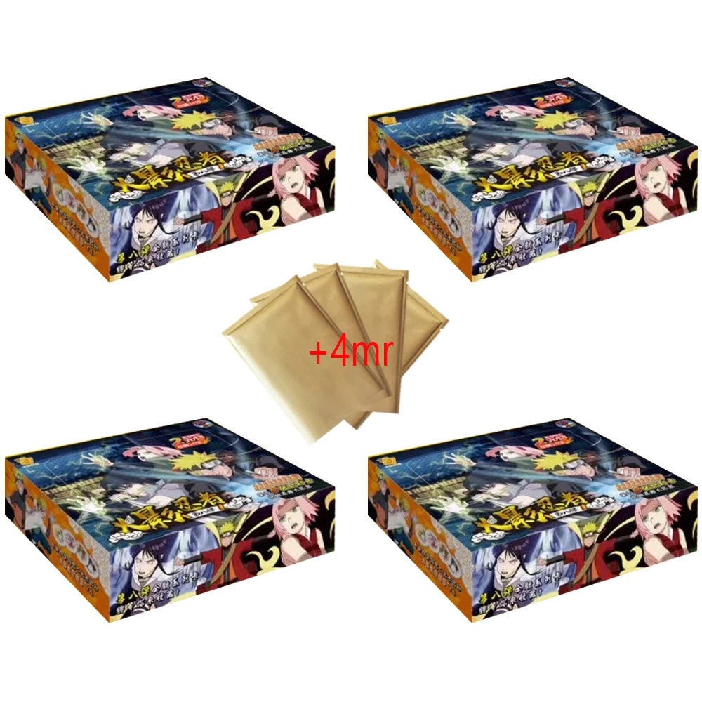 

Little Dino Naruto HY-0802 Collection Card Anime Characters Hatake Kakashi Uzumaki Uchiha Sasuke Booster Box Children's Toy Gift