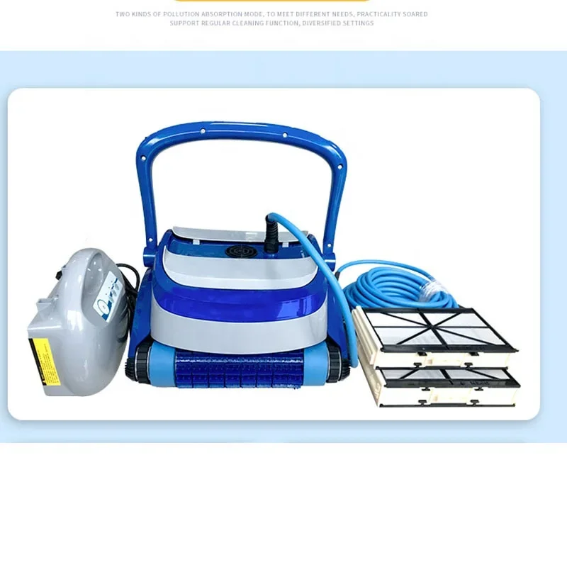 Hot-selling robot pool cleaner, double filter basket double motor high suction automatic pool cleaner