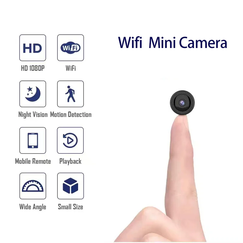 

1080P Wifi Mini Magnetic Circular Camera Smart Home Security Protection Surveillance Night Vision Motion Sensor Body Camera